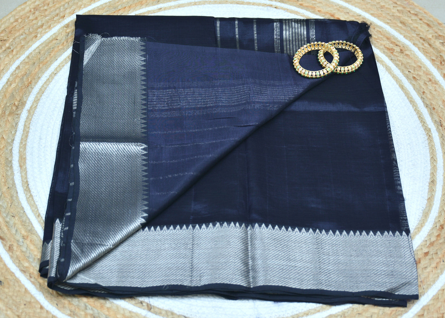 Handloom Mangalagiri Silk Cotton Saree