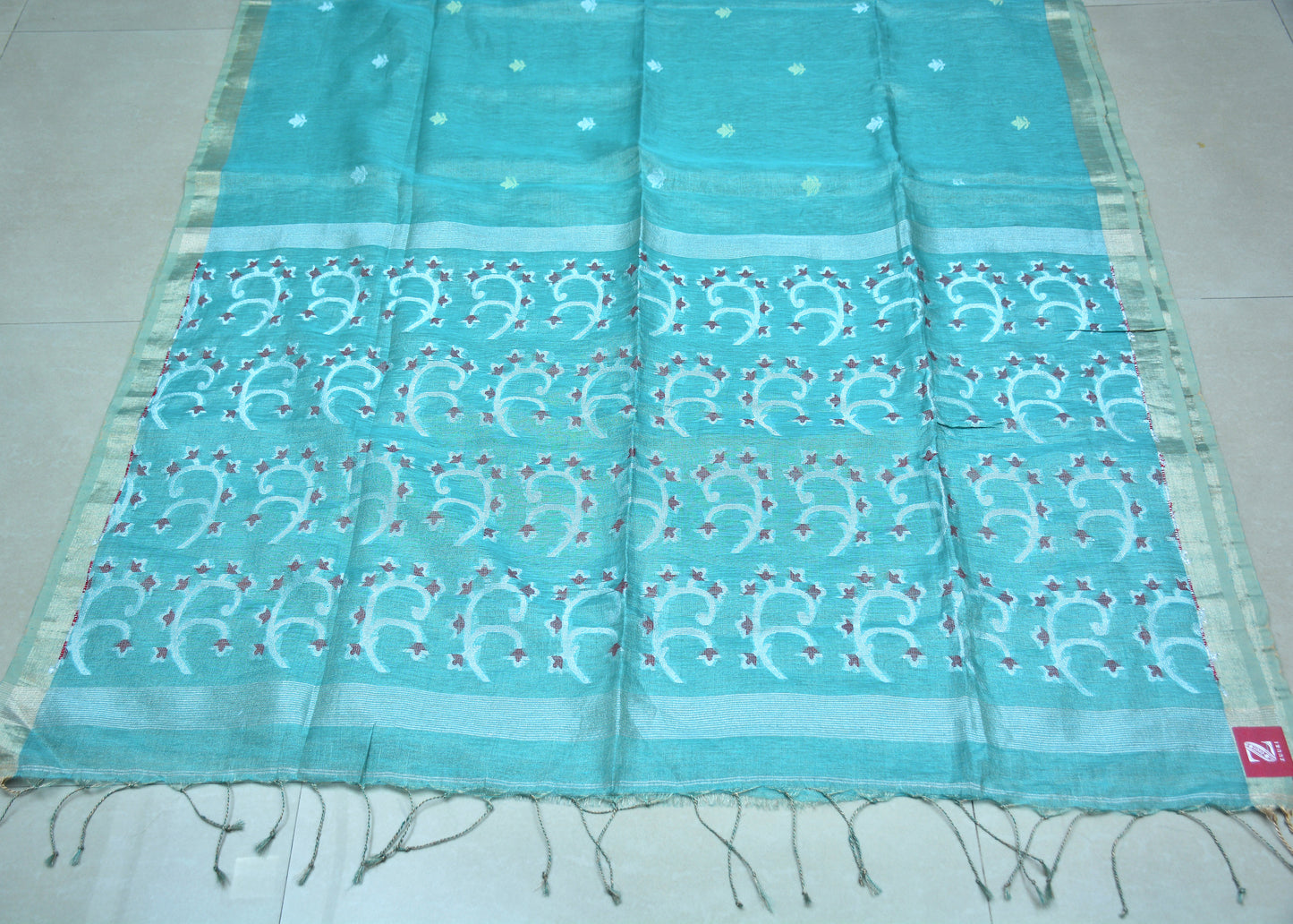 Tissue Linen Saree