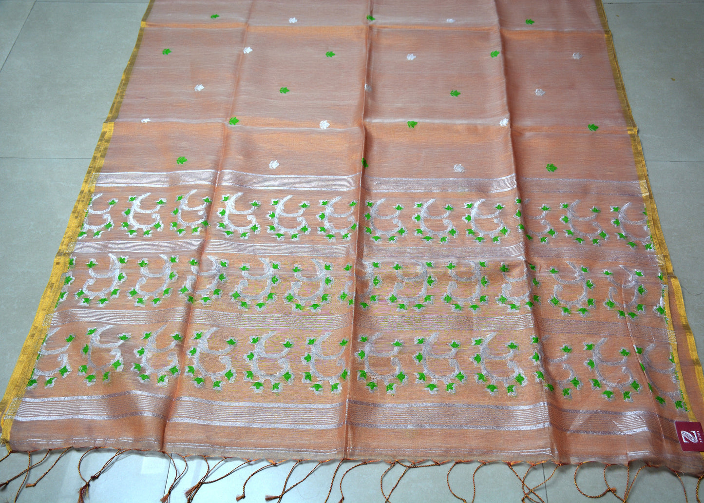 Tissue Linen Saree