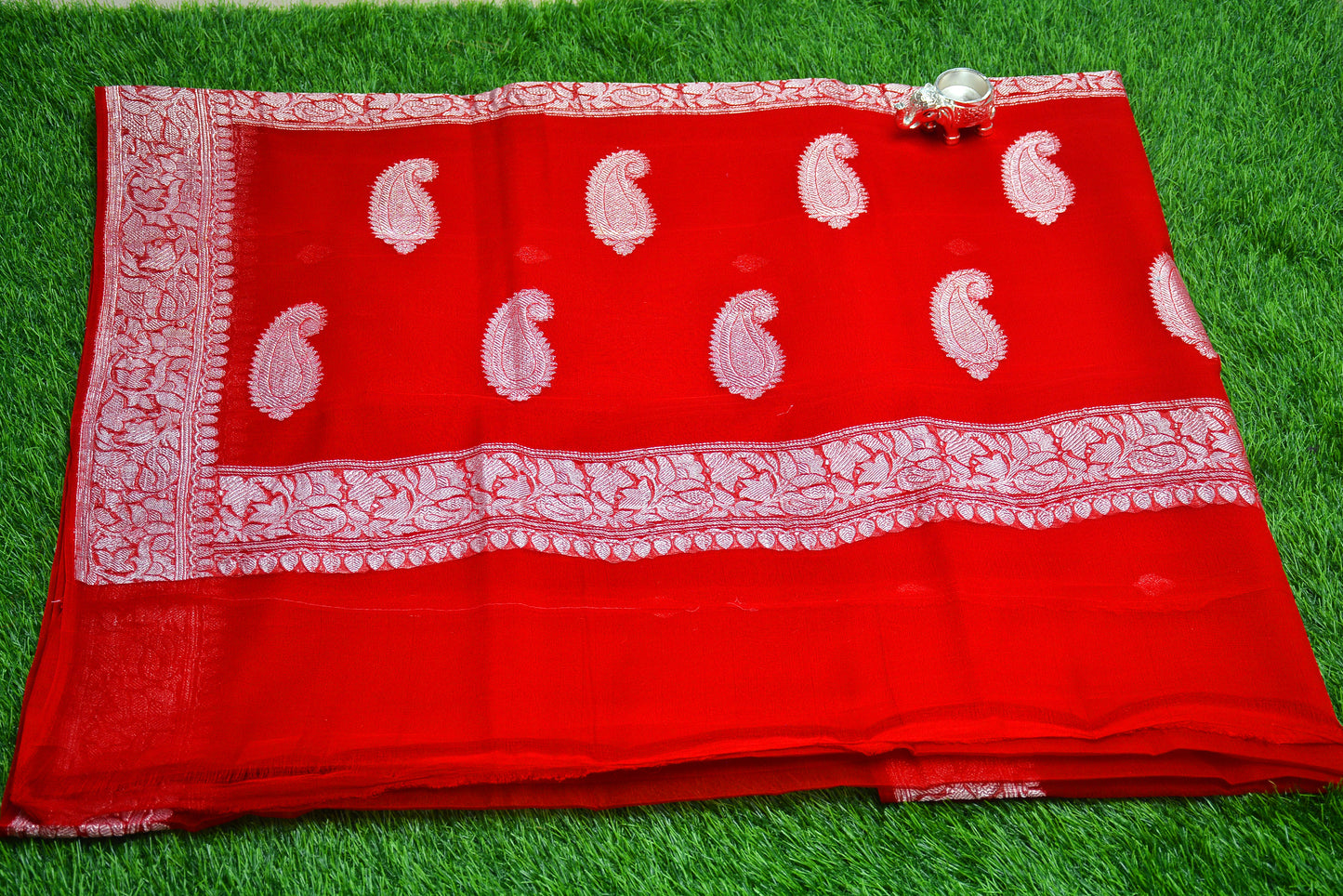Pure Banarasi Chiffon Saree