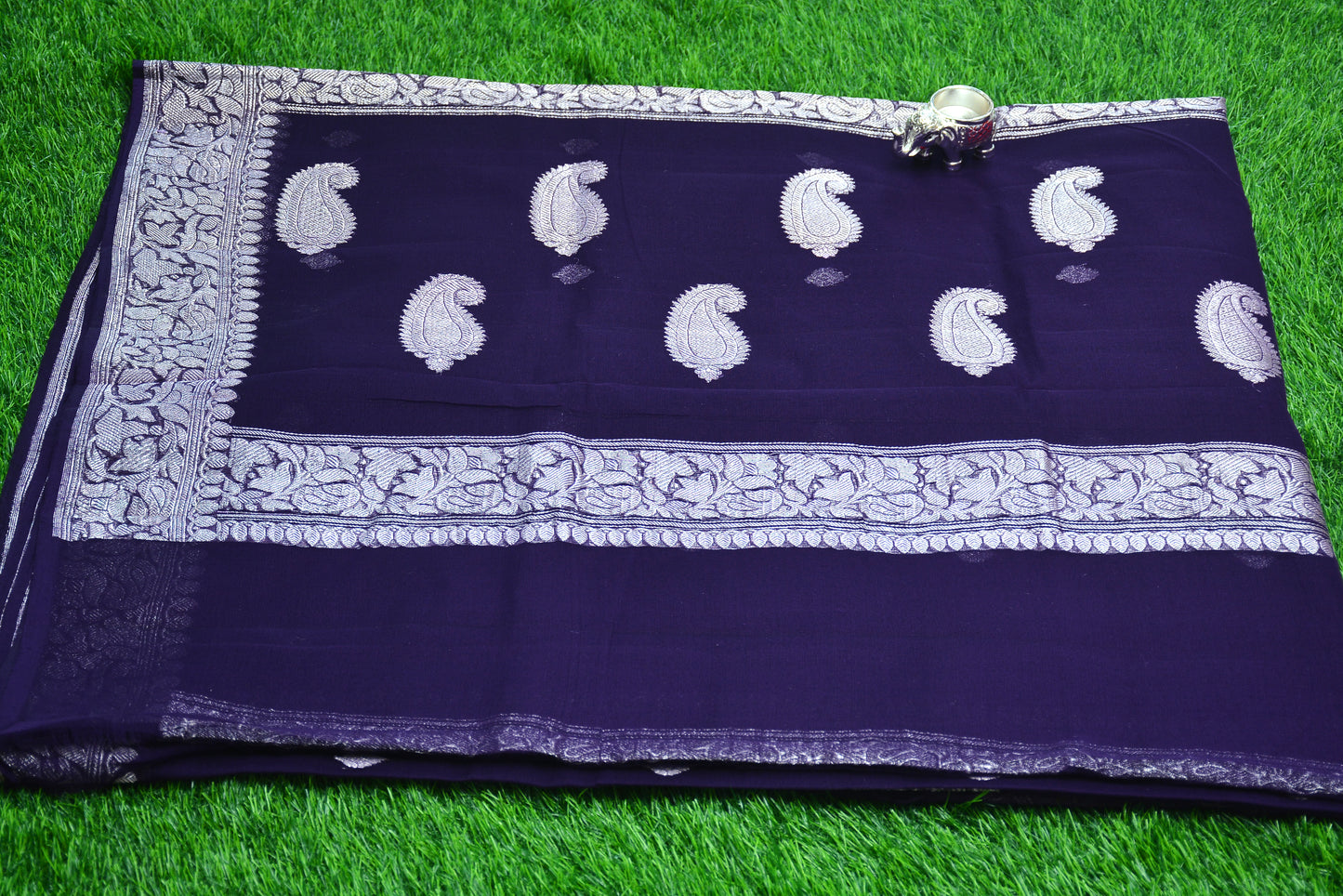 Pure Banarasi Chiffon Saree