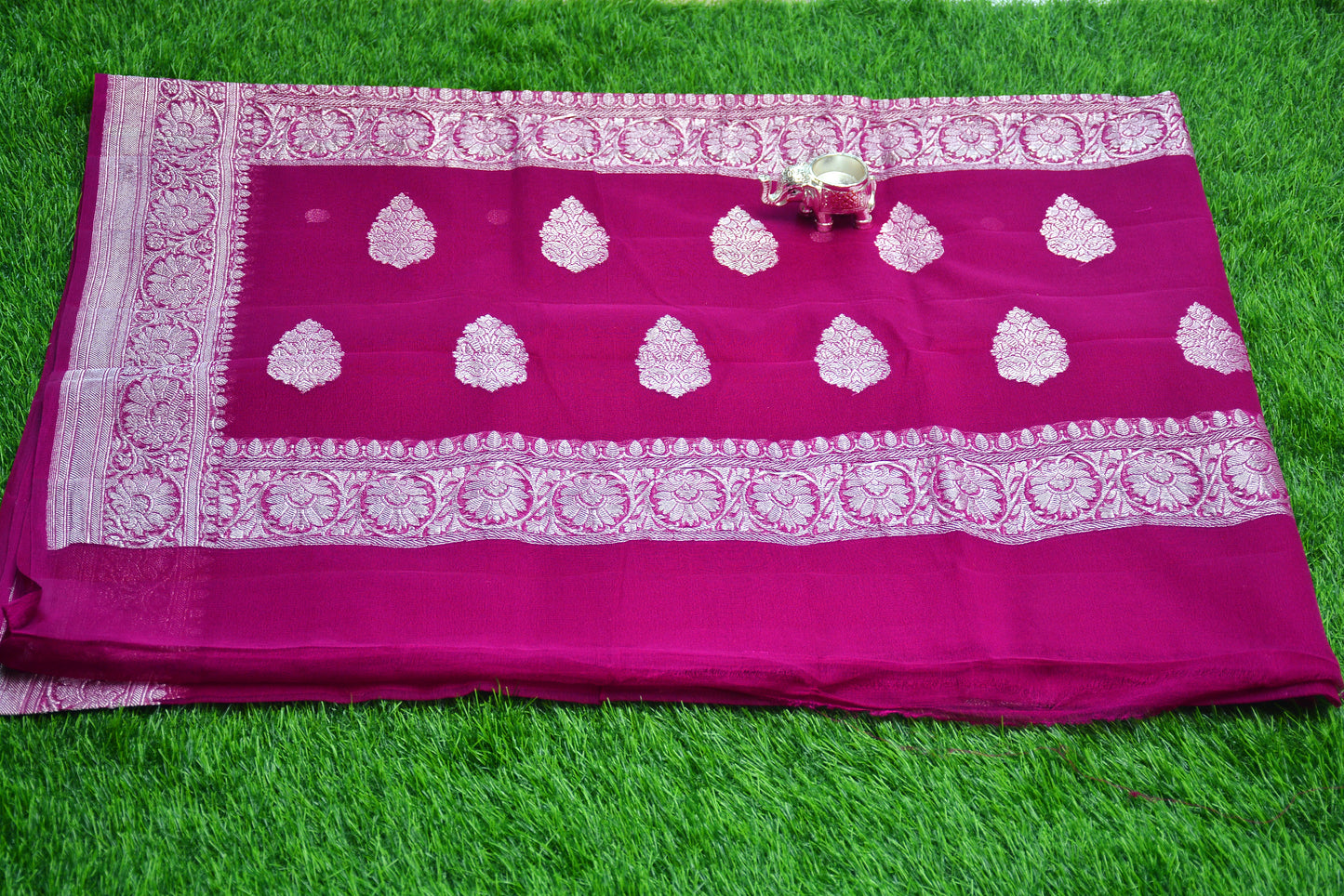 Pure Banarasi Chiffon Saree