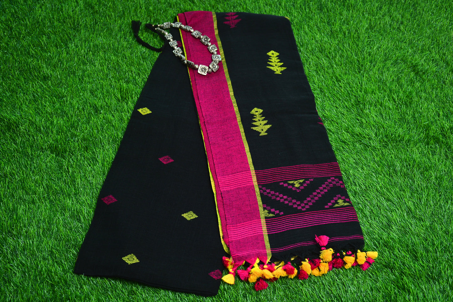 Pure Linen Handloom Saree