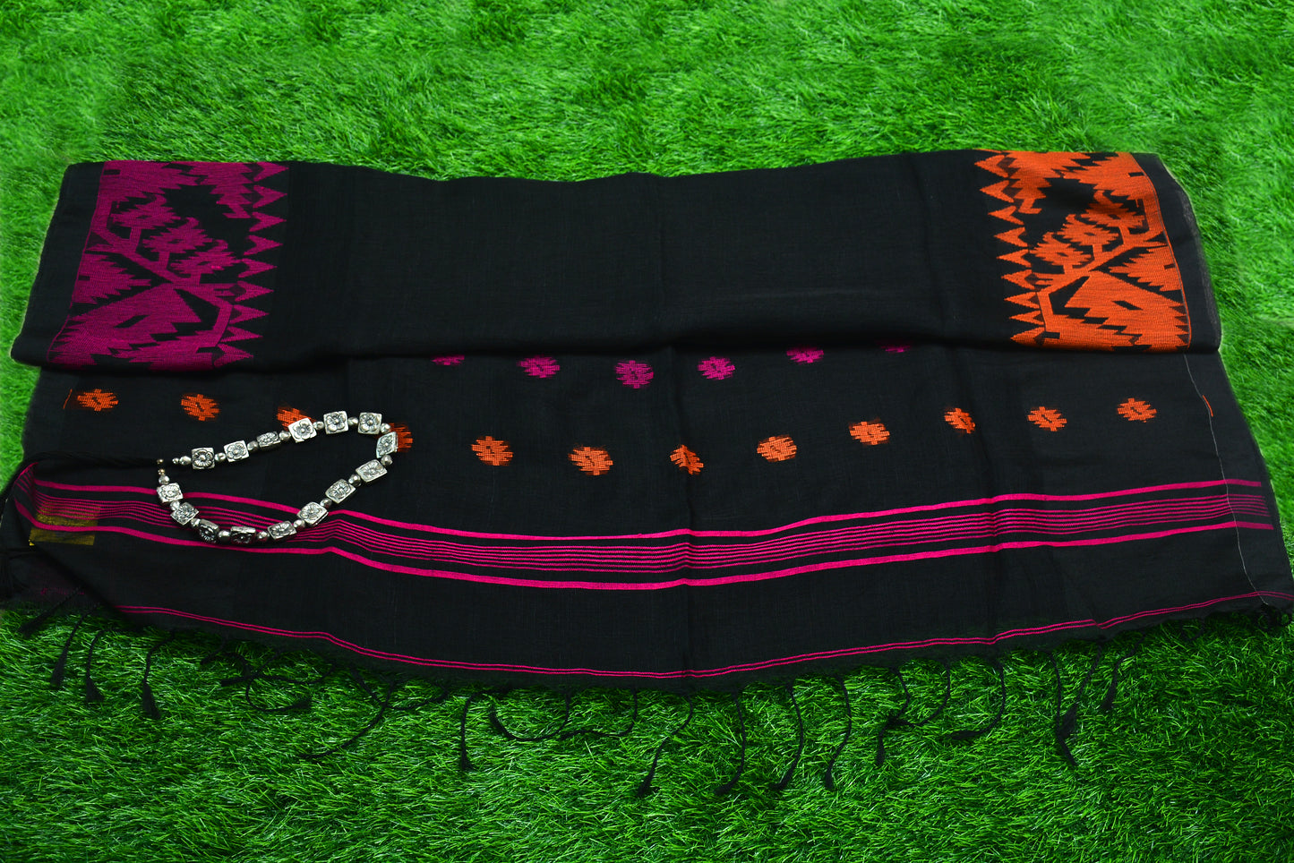 Pure Linen Handloom Saree