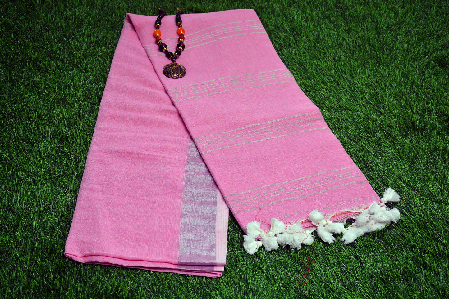 Handloom Linen Saree