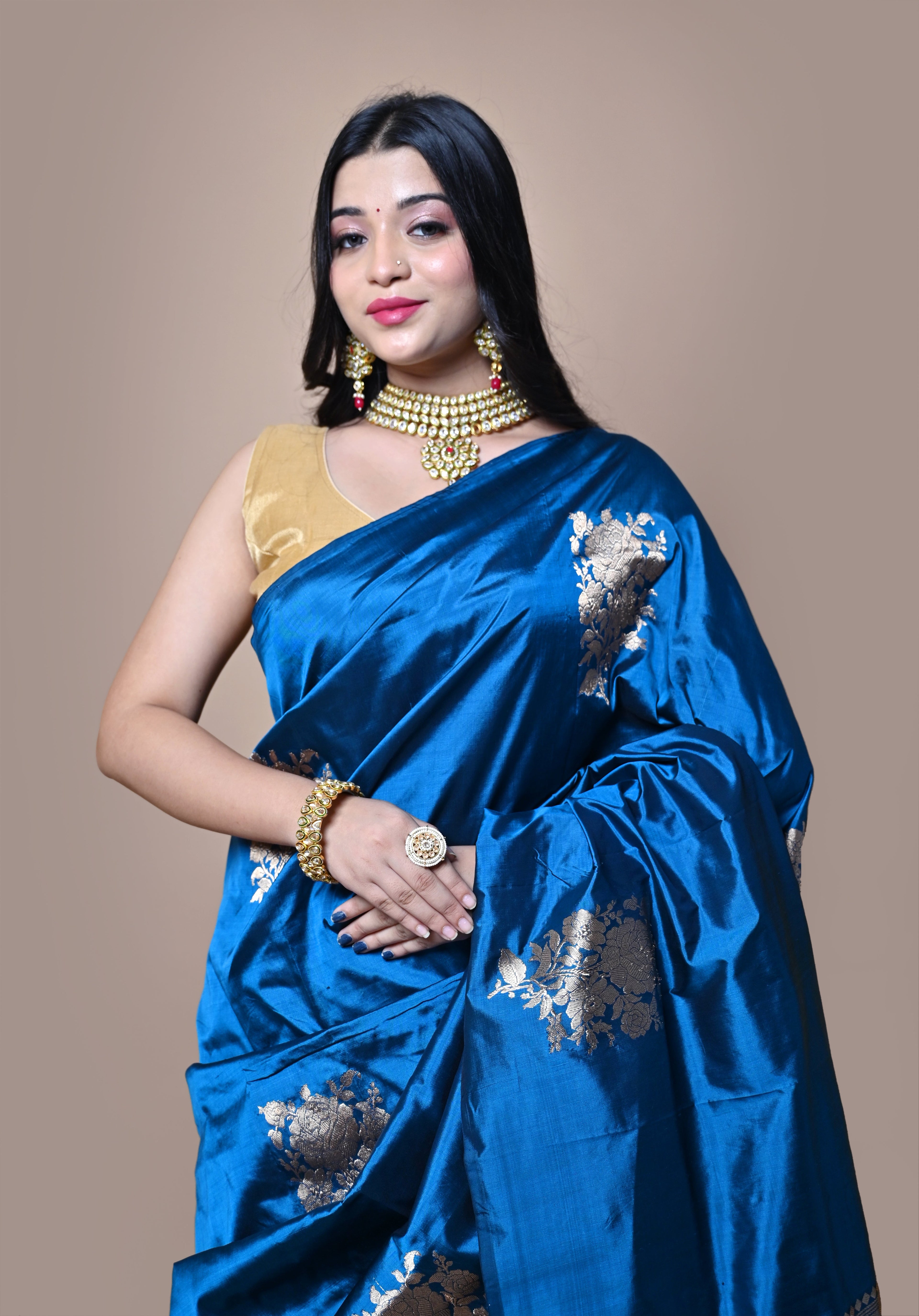 Banarasi  Pure Katan  Silk Handloom Sarees