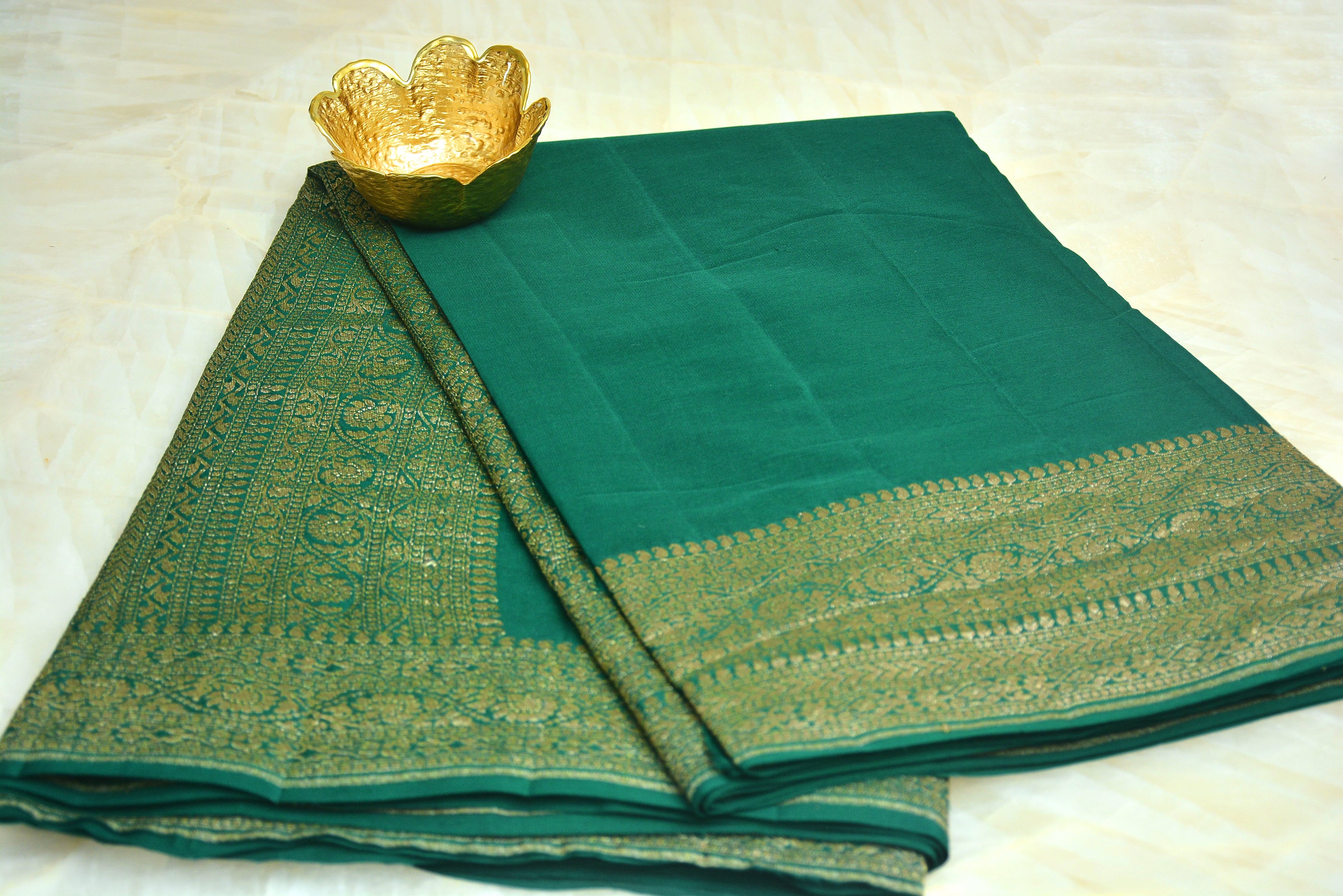 Banarasi  Pure Crepe Silk Sarees