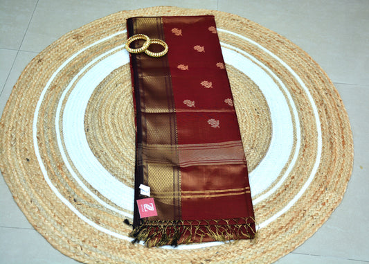 Maheshwari Handloom Tissue Silk Saree