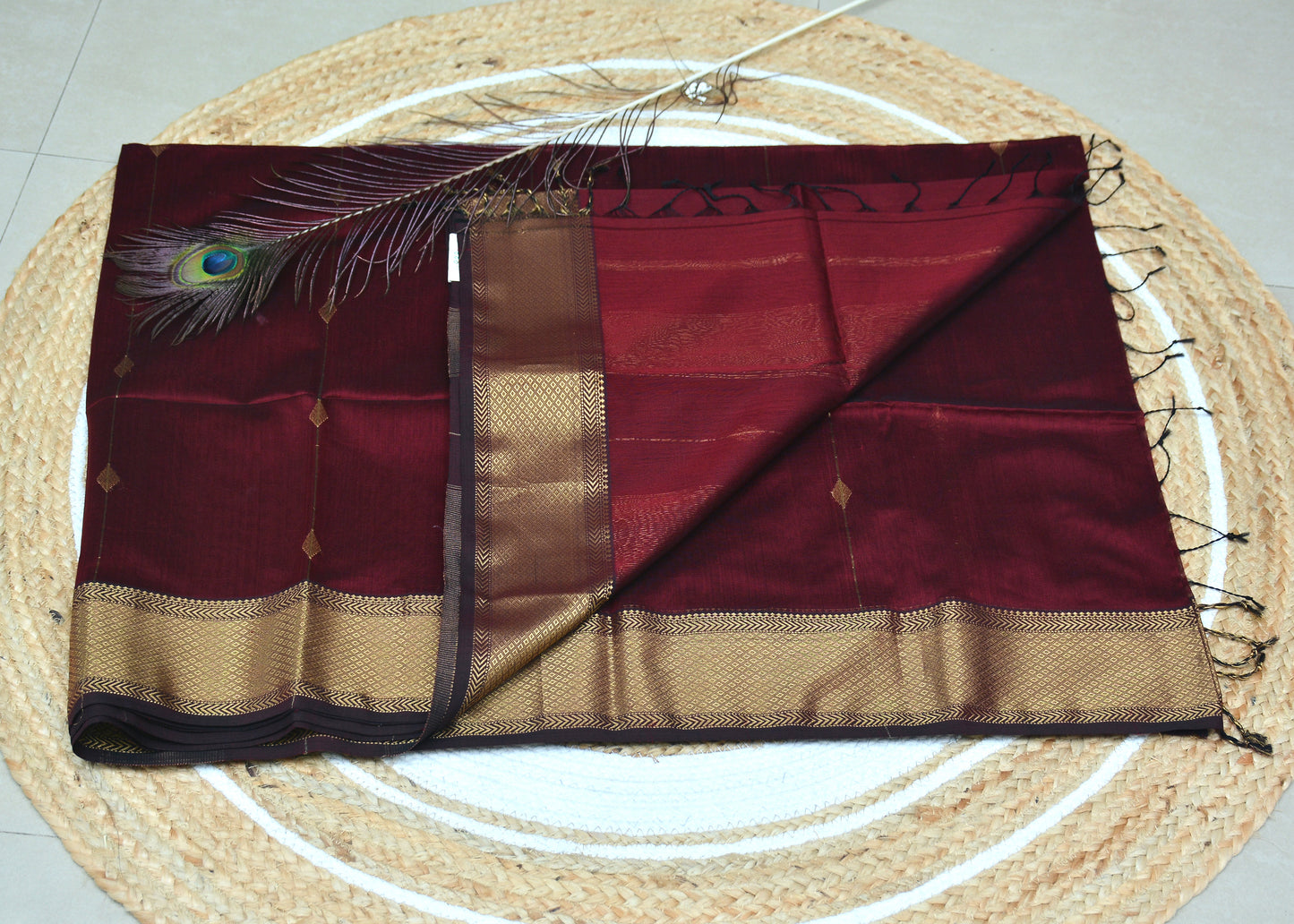 Handloom Maheshwari Saree