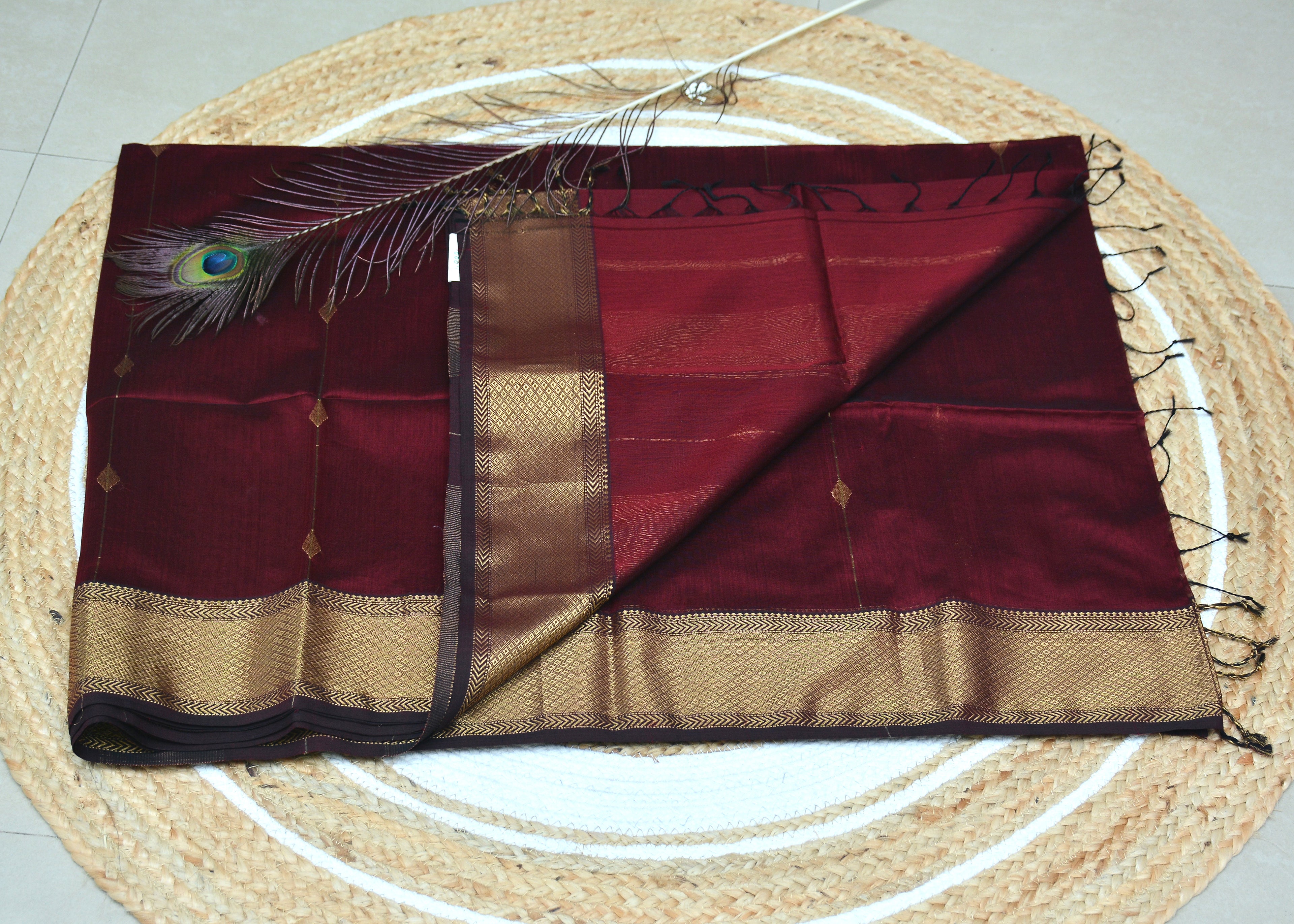Handloom Maheshwari Saree