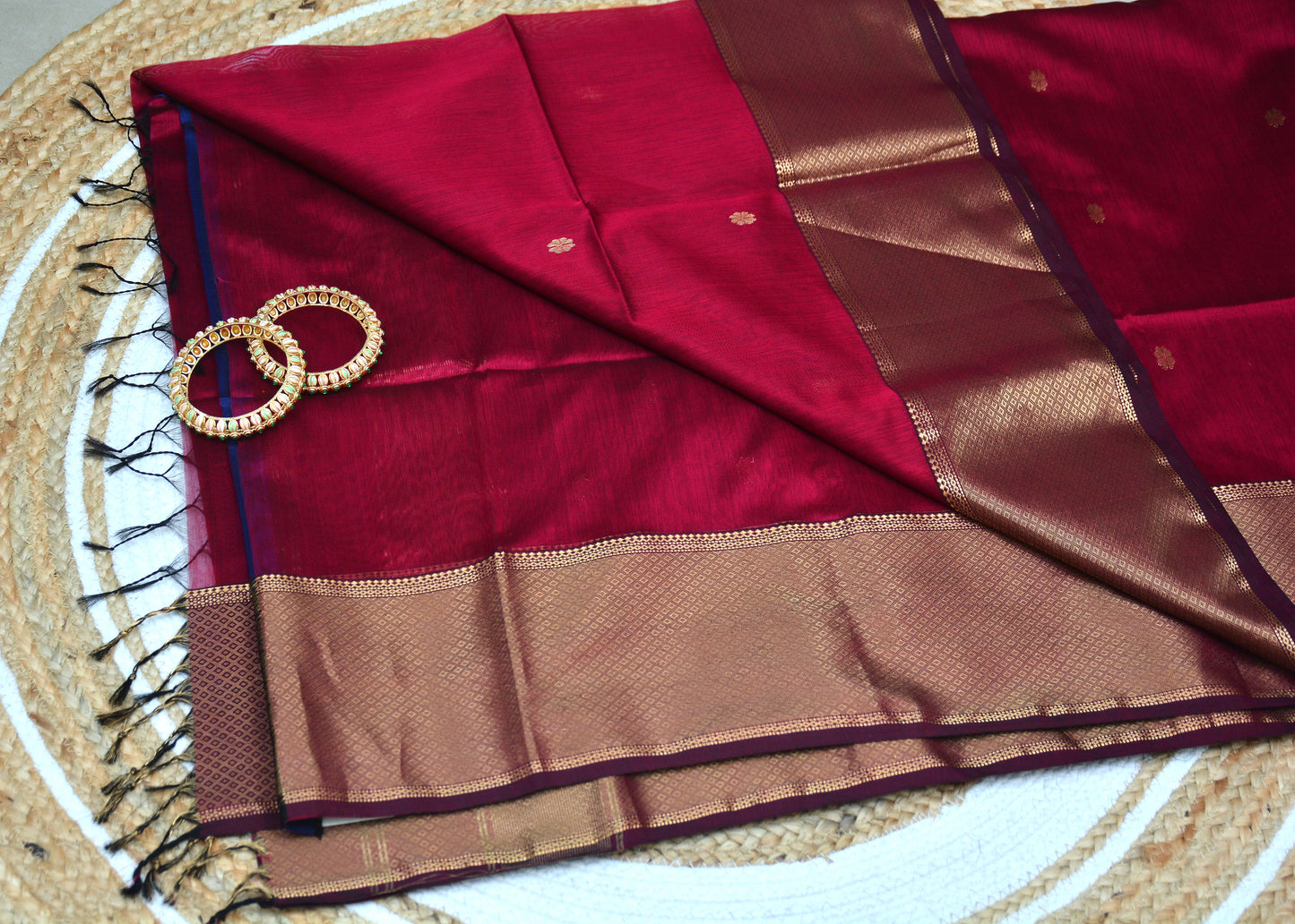 Maheshwari Handloom Saree