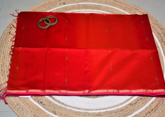 Maheshwari Handloom Dual Tone Saree