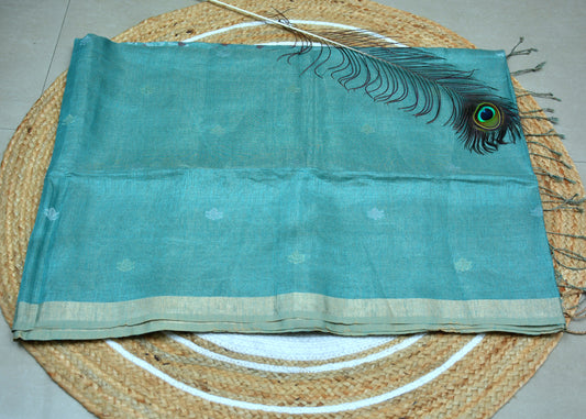 Tissue Linen Saree