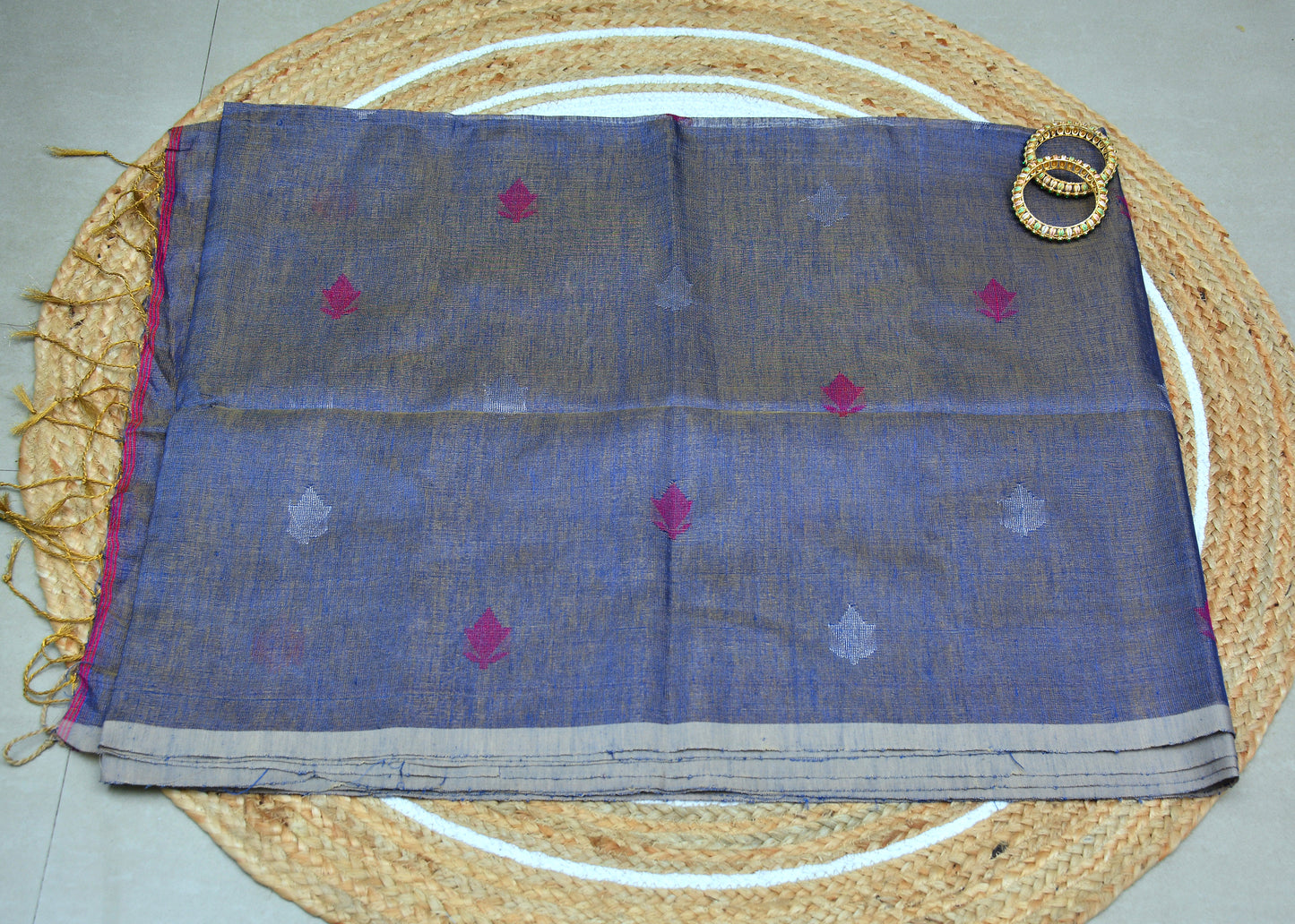 Tissue Linen Saree