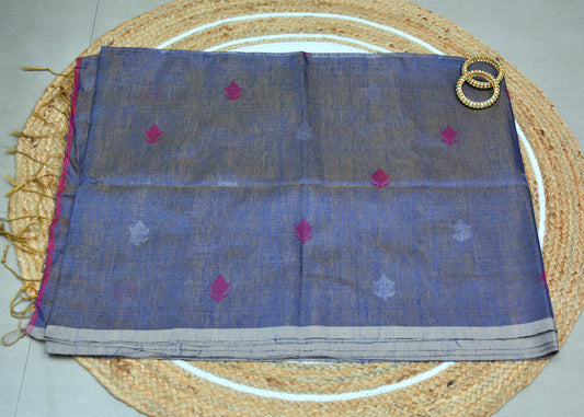 Tissue Linen Saree