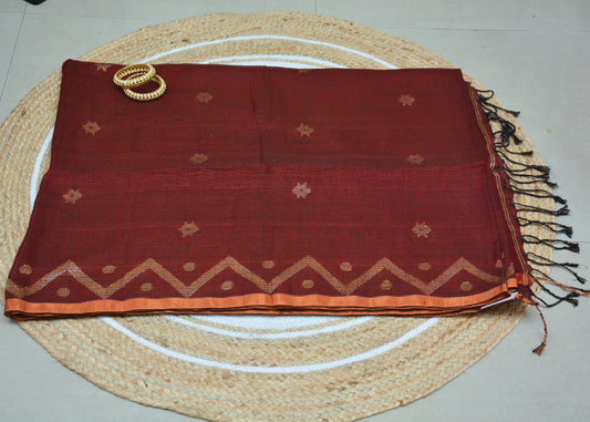 Tissue Linen Saree