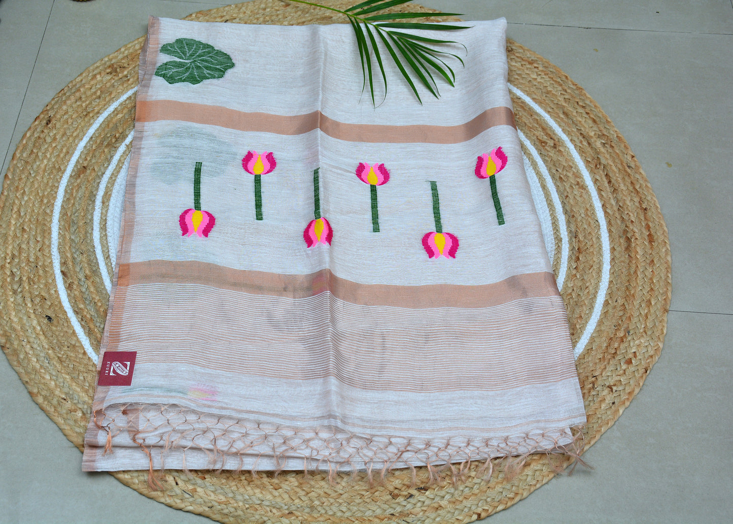 Silk Linen Saree