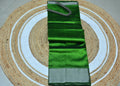 Handloom Mangalagiri Silk Cotton Saree with silver zari border