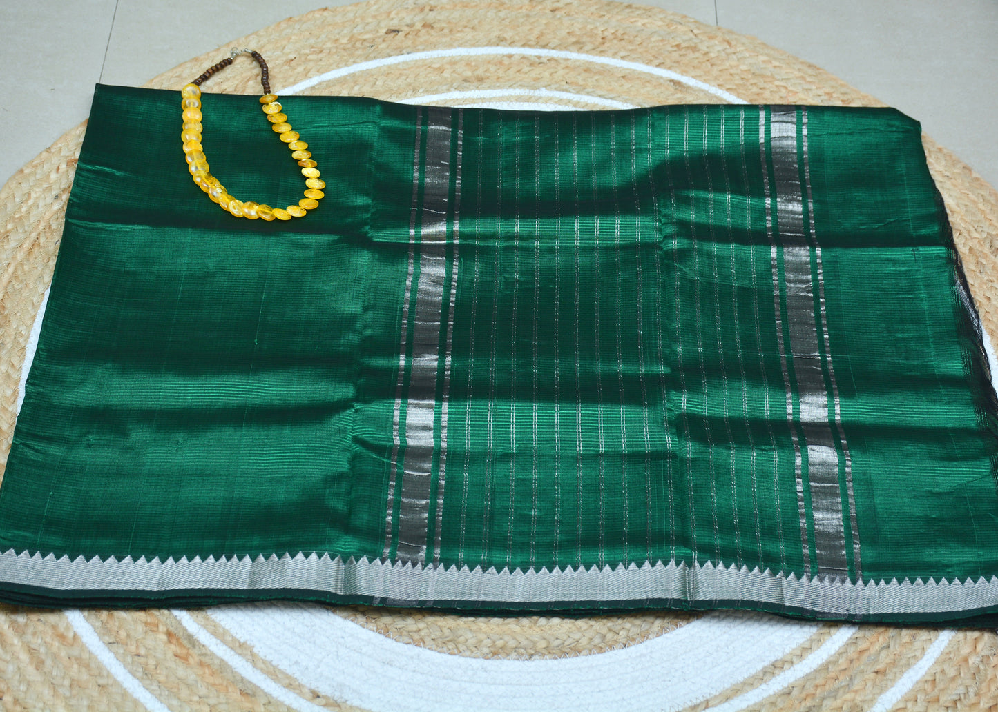 Handloom Mangalagiri Silk Cotton Saree