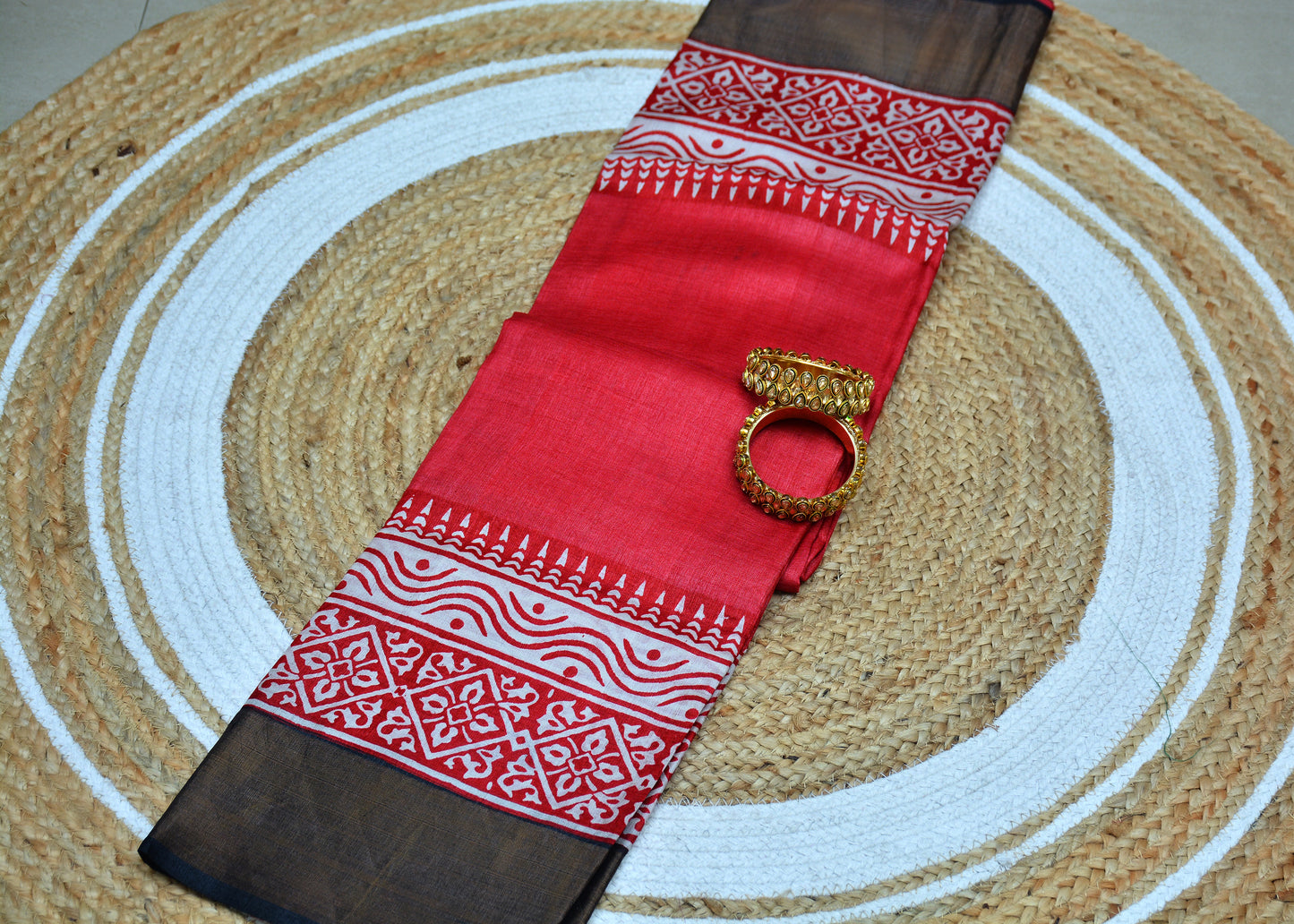 Pure Tussar Silk Saree