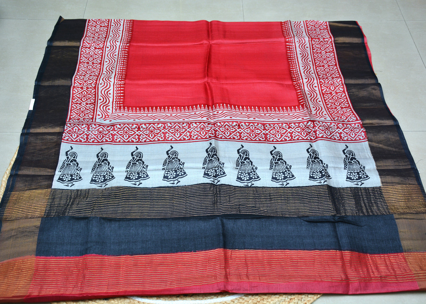 Pure Tussar Silk Saree