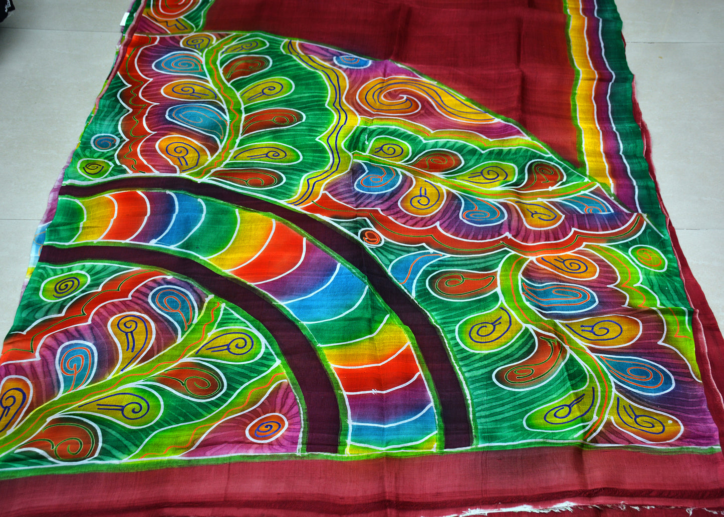 Pure Bishnupuri Silk Saree