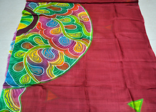 Pure Bishnupuri Silk Saree