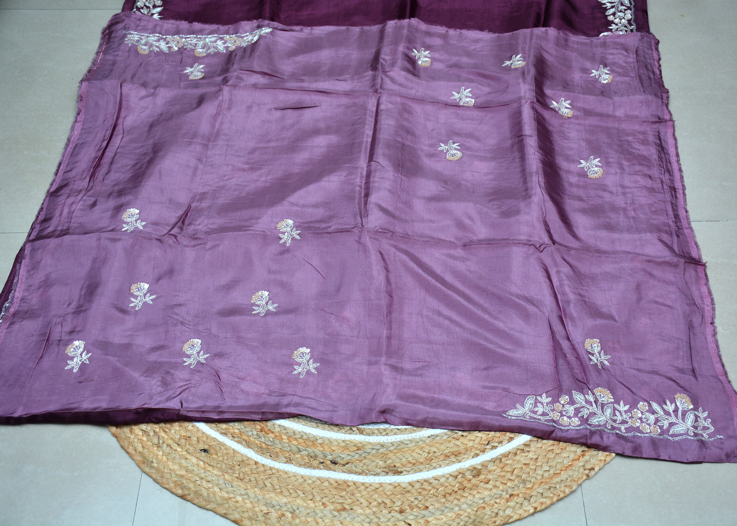 Hand Embroidered Saree
