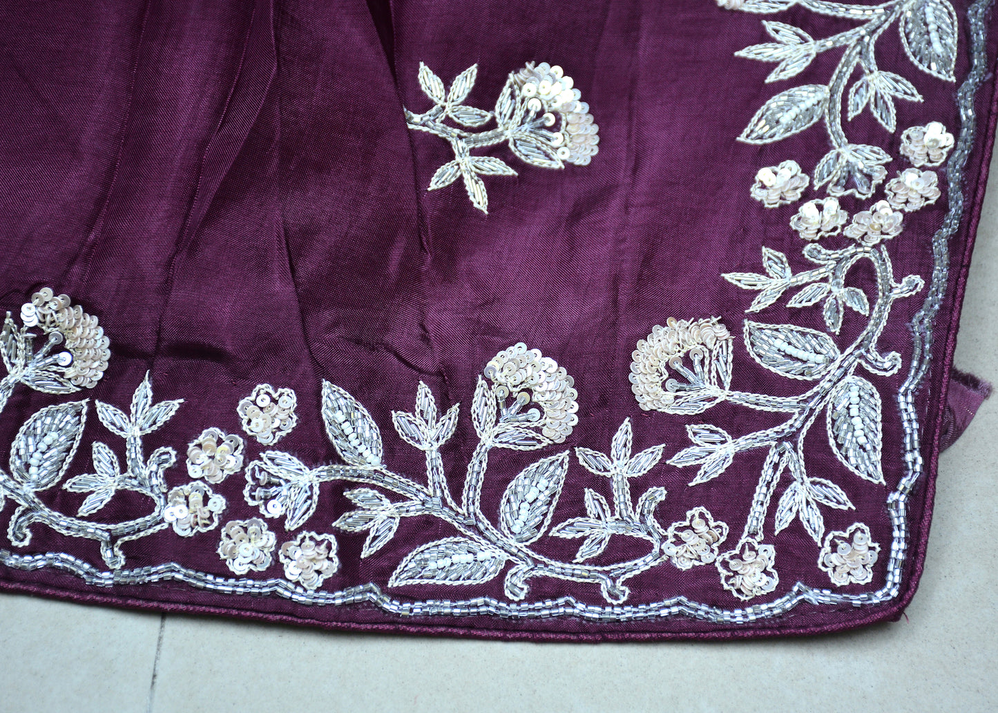 Hand Embroidered Saree