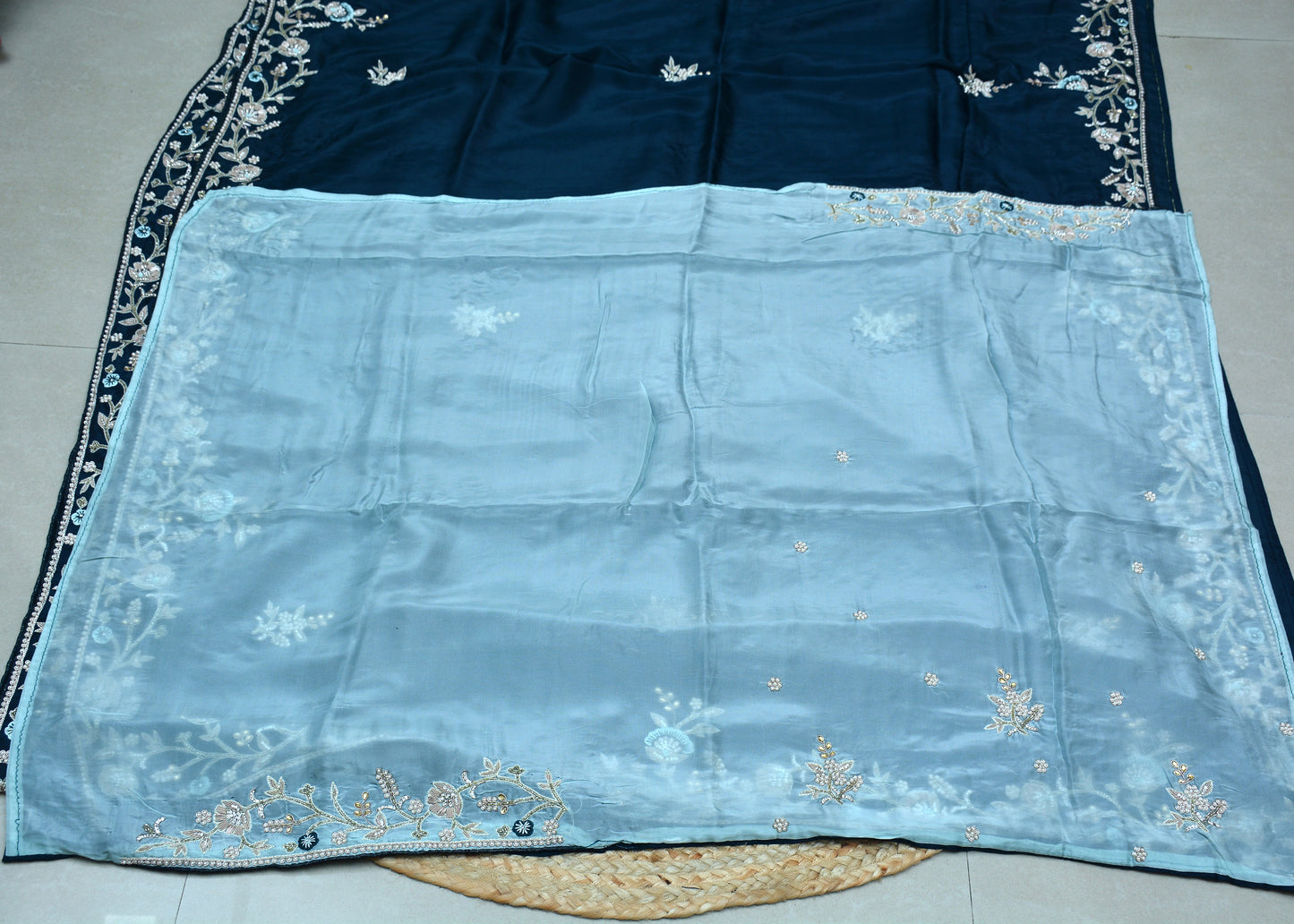 Hand Embroidered Saree