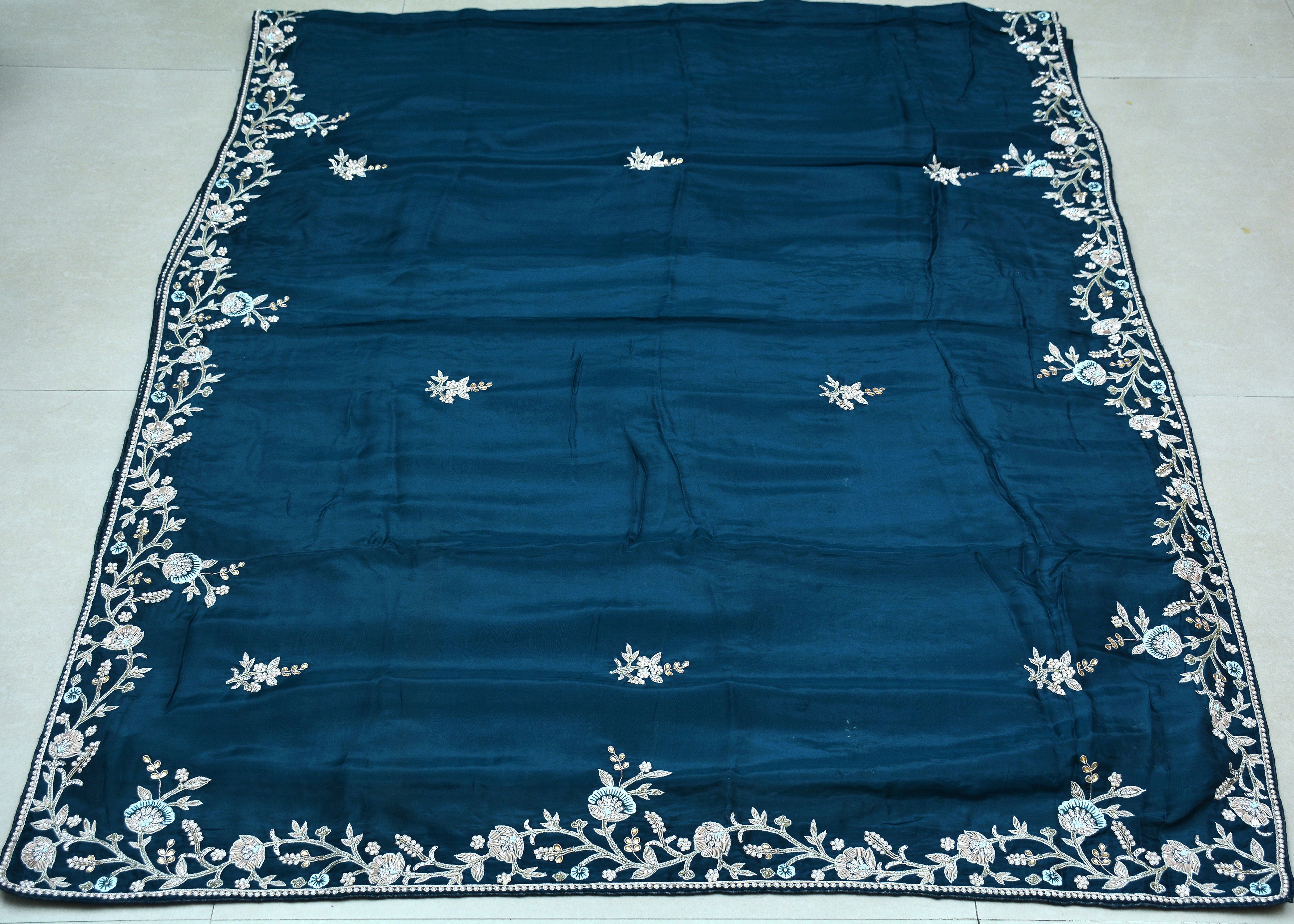 Hand Embroidered Saree