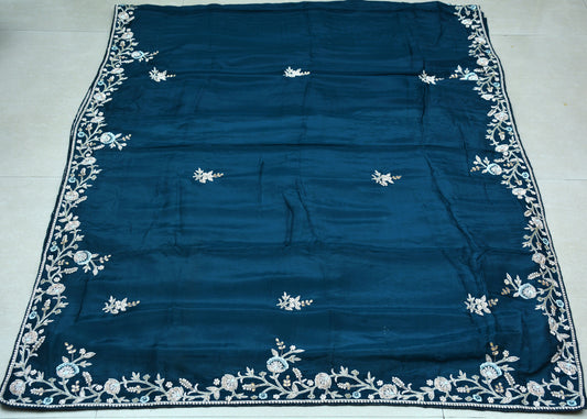 Hand Embroidered Saree