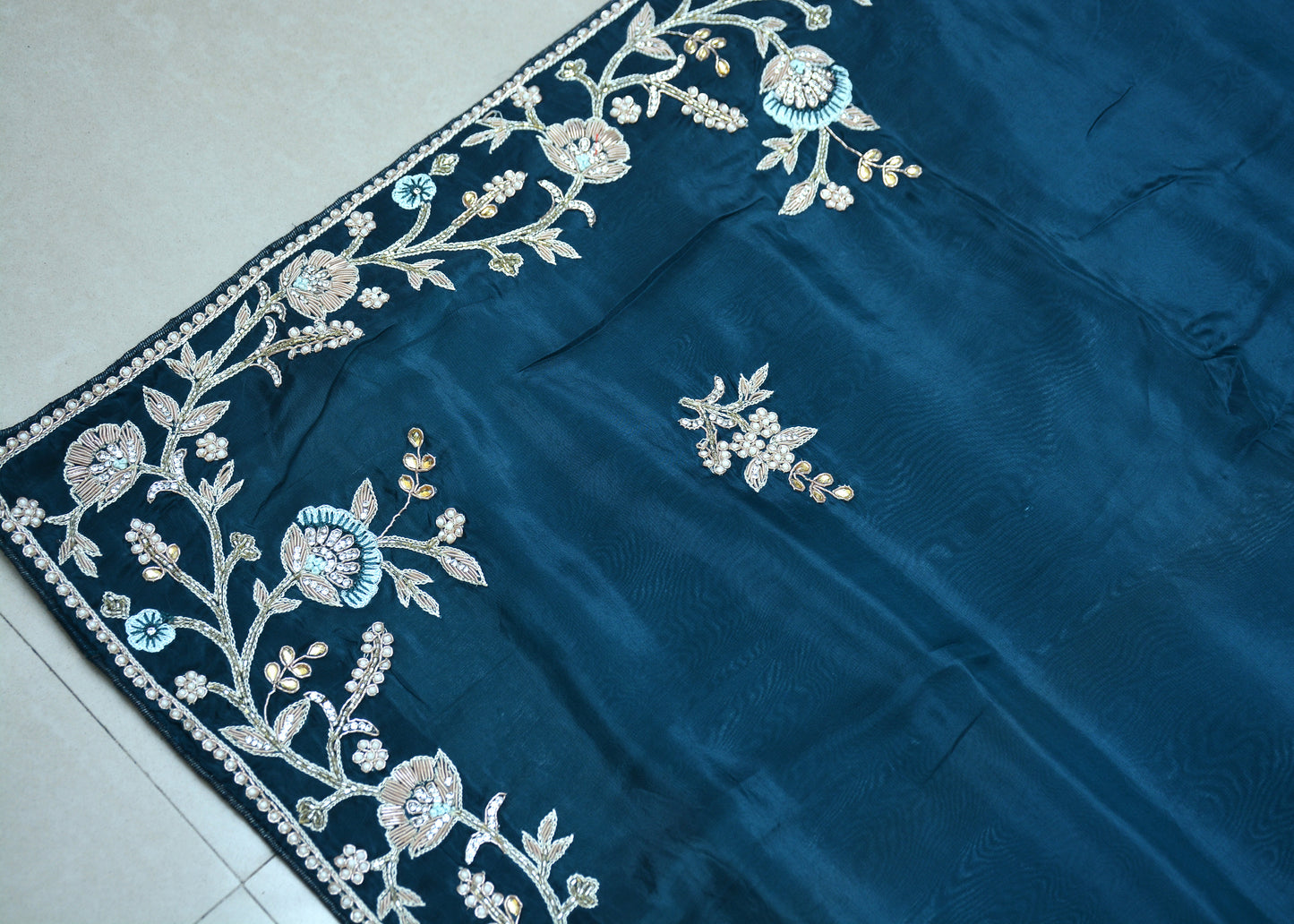 Hand Embroidered Saree