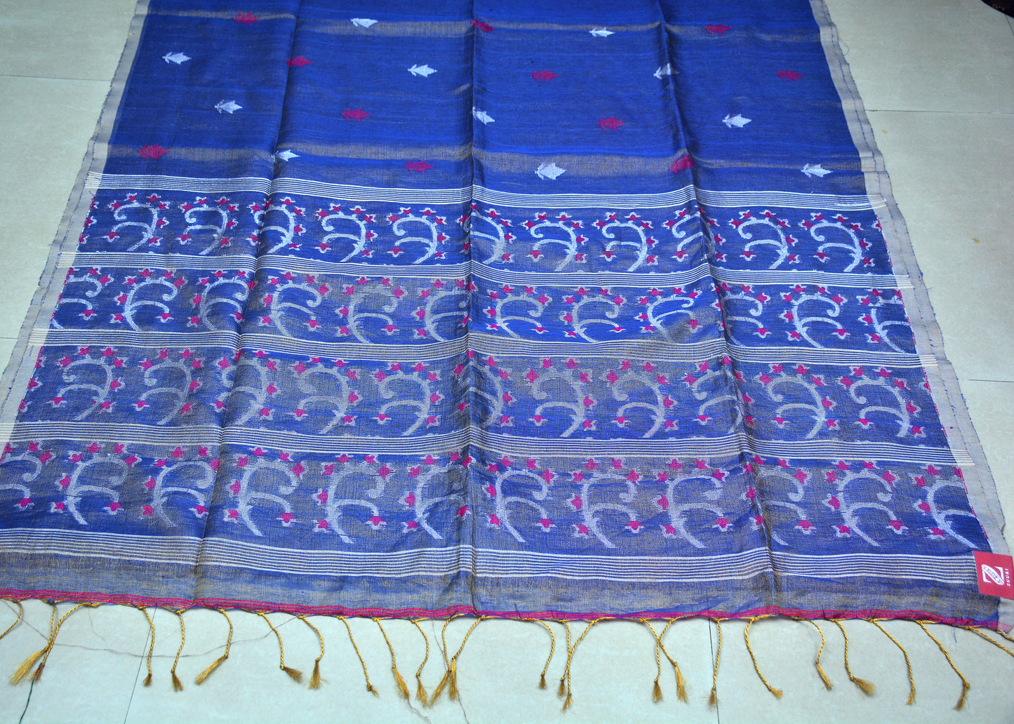 Tissue Linen Saree