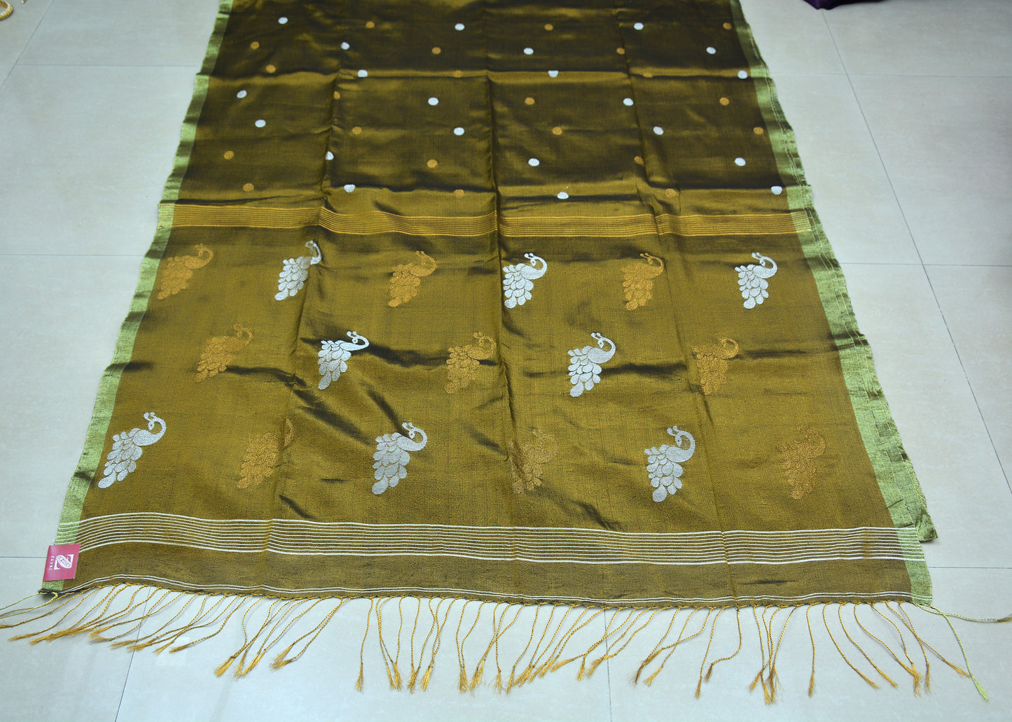 Tissue Linen Saree