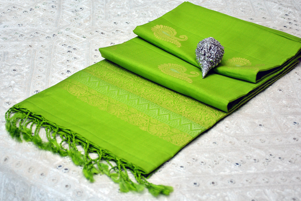 Pure Soft silk Saree  with Buta