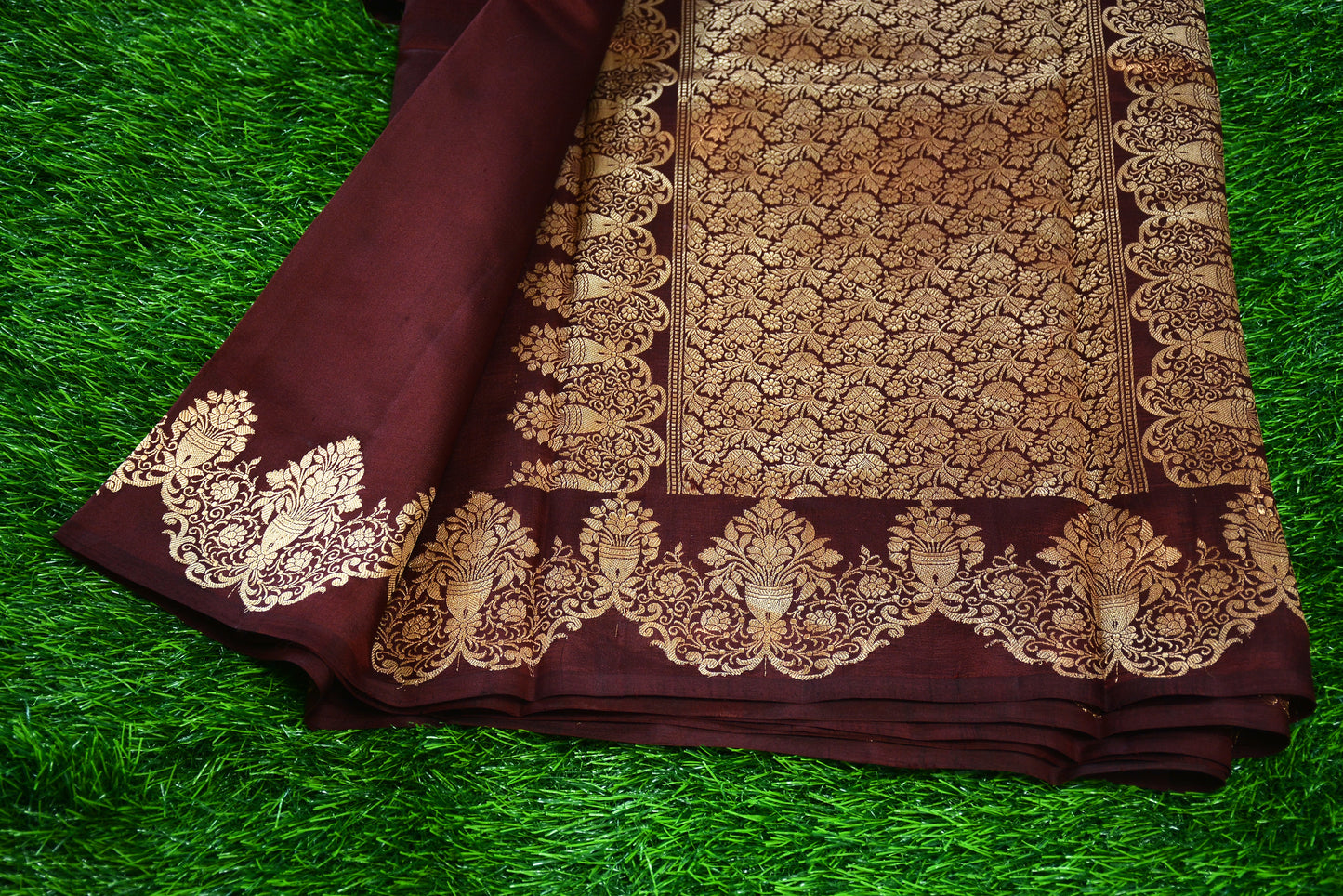 Pure Banarasi Raw Mango/poona silk Saree