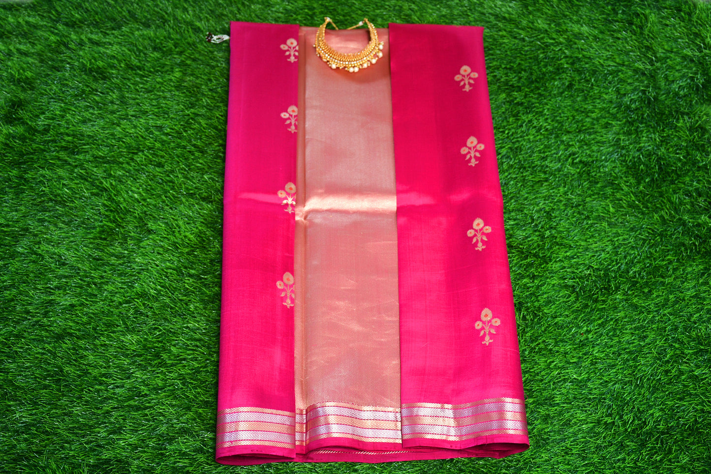 Pure Banarasi Raw Mango/Poona Silk