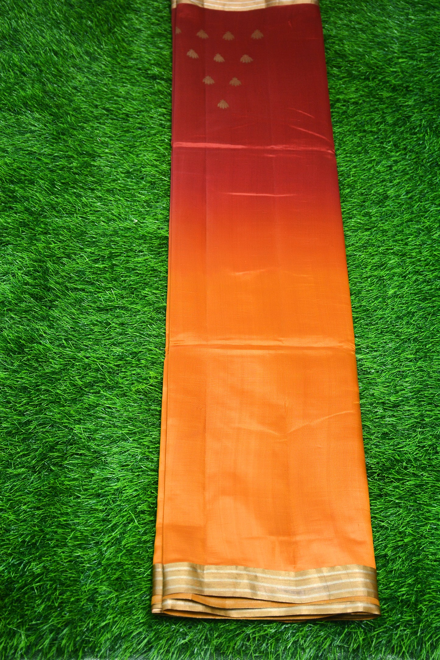 Pure Banarasi Raw Mango/Poona silk