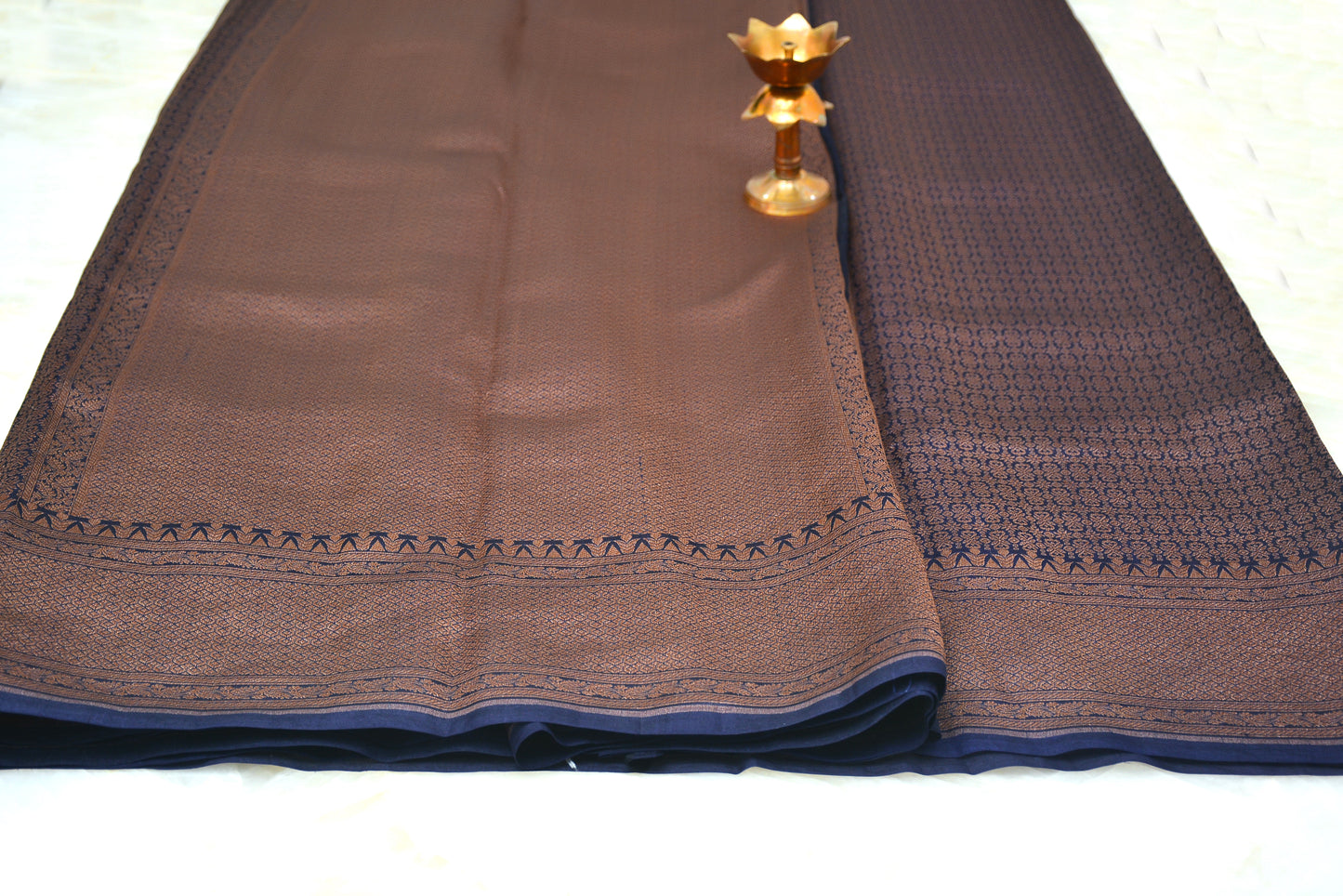 Pure Tussar Saree with Banarasi Brocade