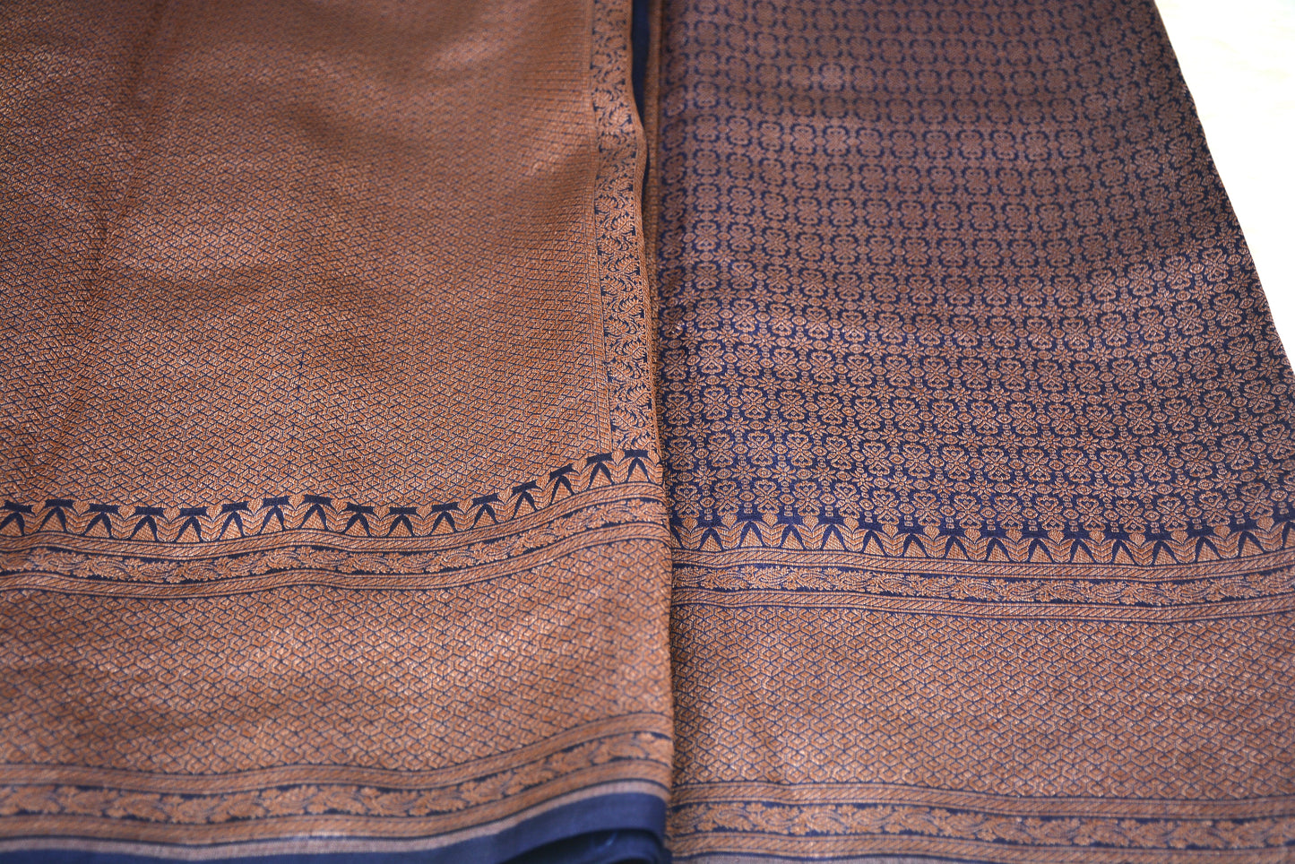 Pure Tussar Saree with Banarasi Brocade