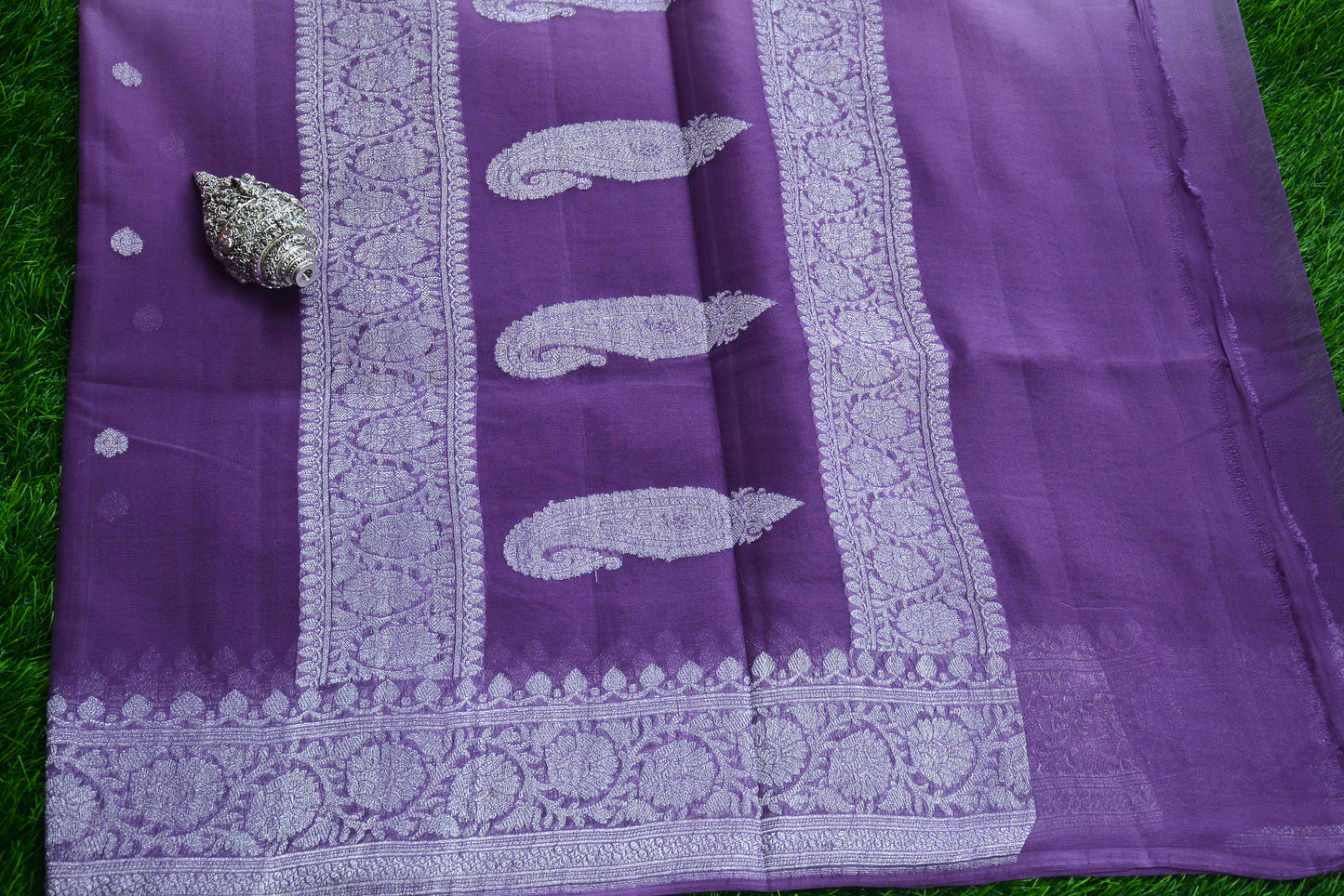 Pure Banarasi Chiffon Saree