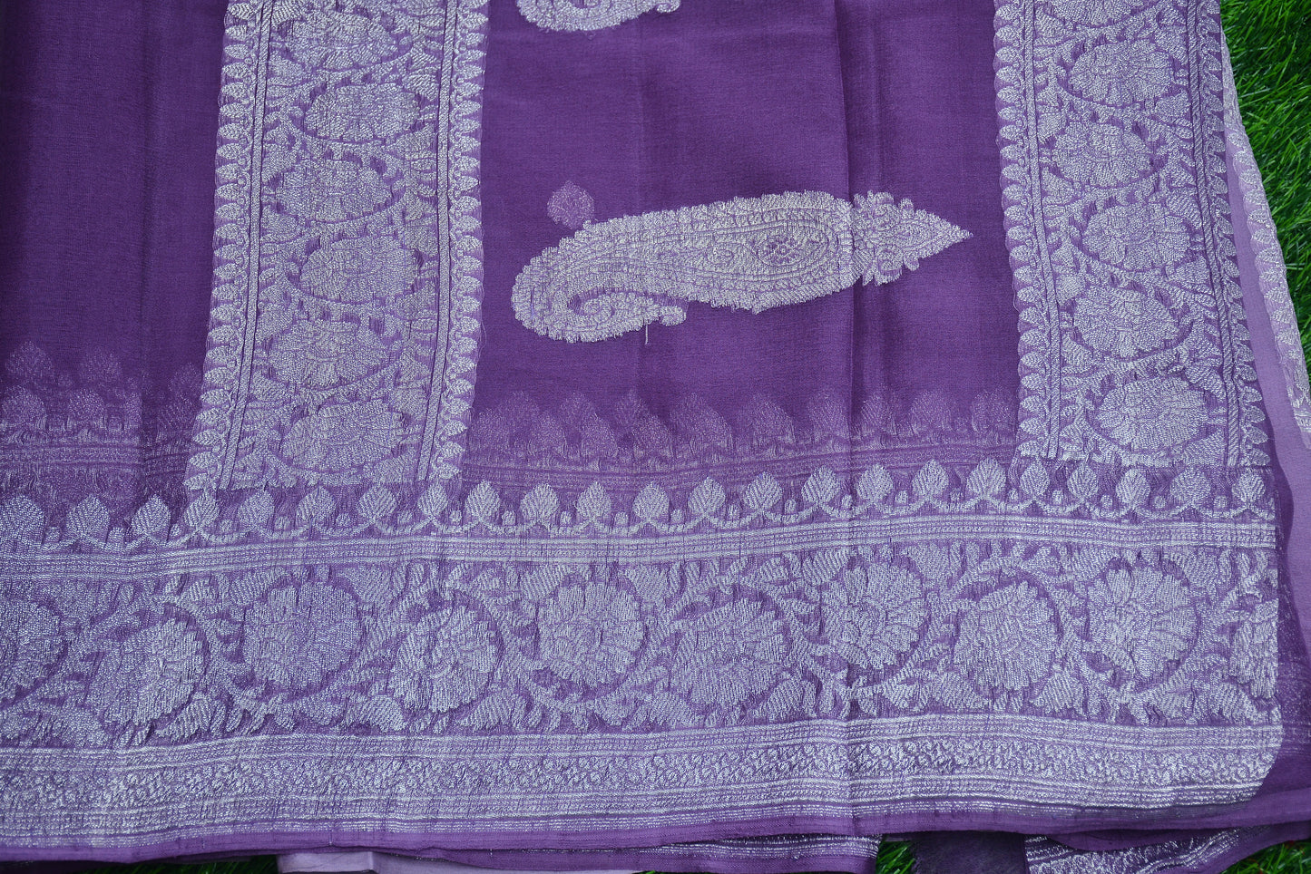 Pure Banarasi Chiffon Saree