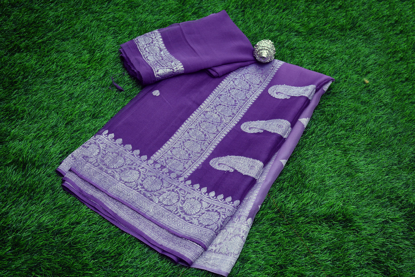 Pure Banarasi Chiffon Saree