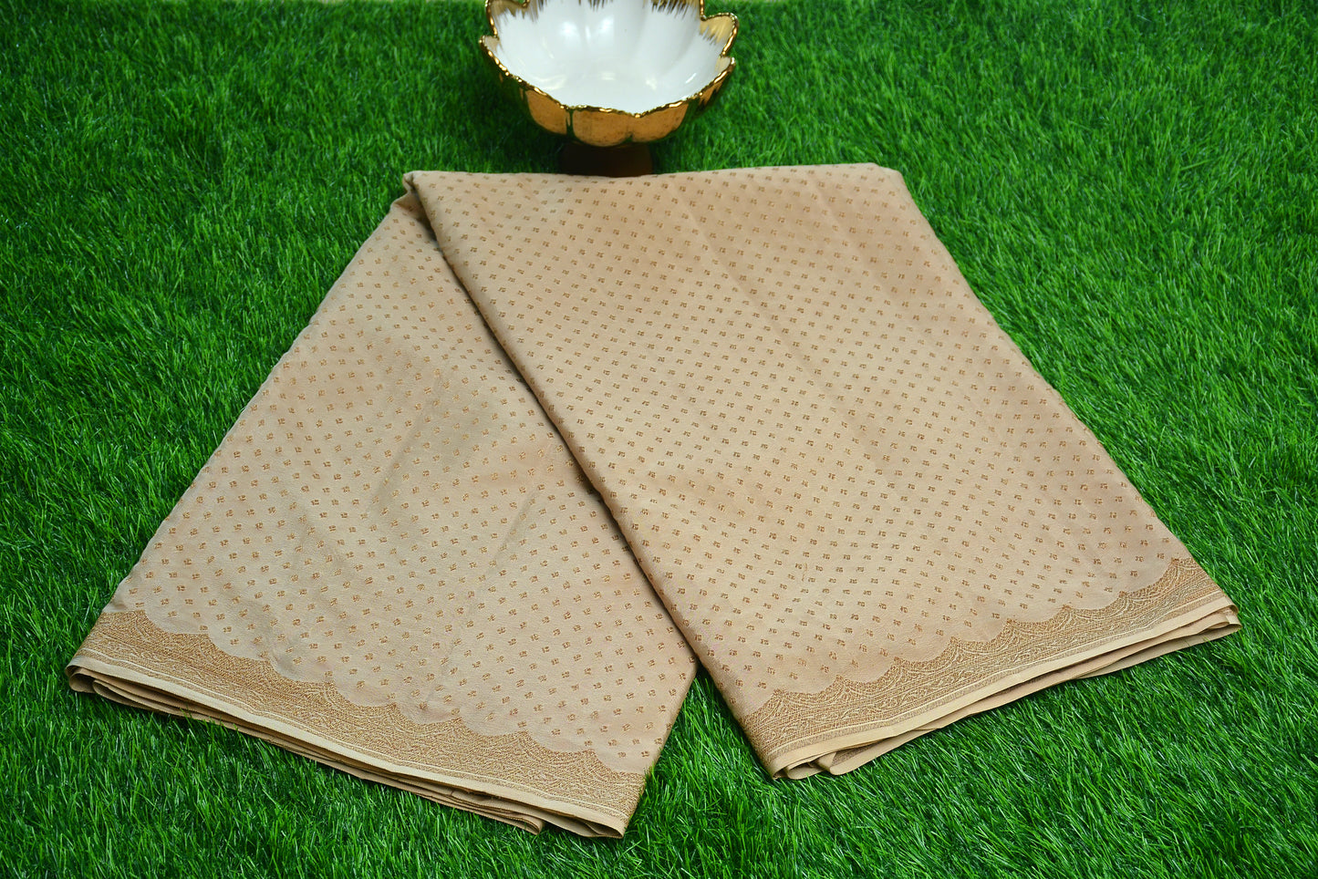 Pure Banarasi Crepe Saree