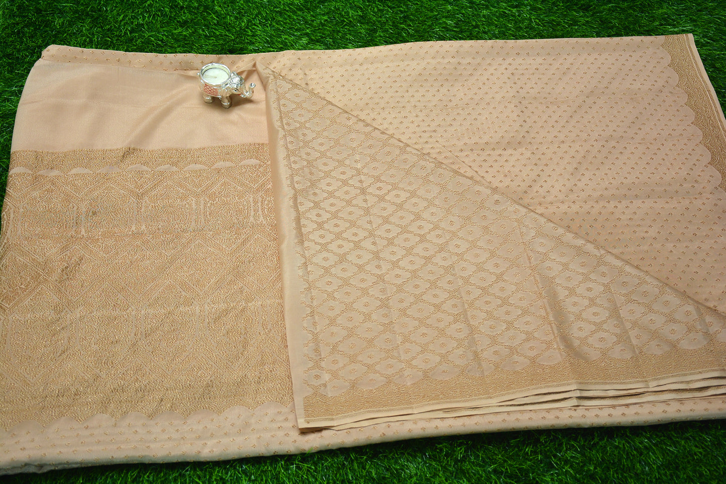 Pure Banarasi Crepe Saree