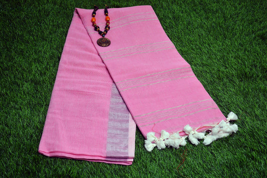 Handloom Linen Saree