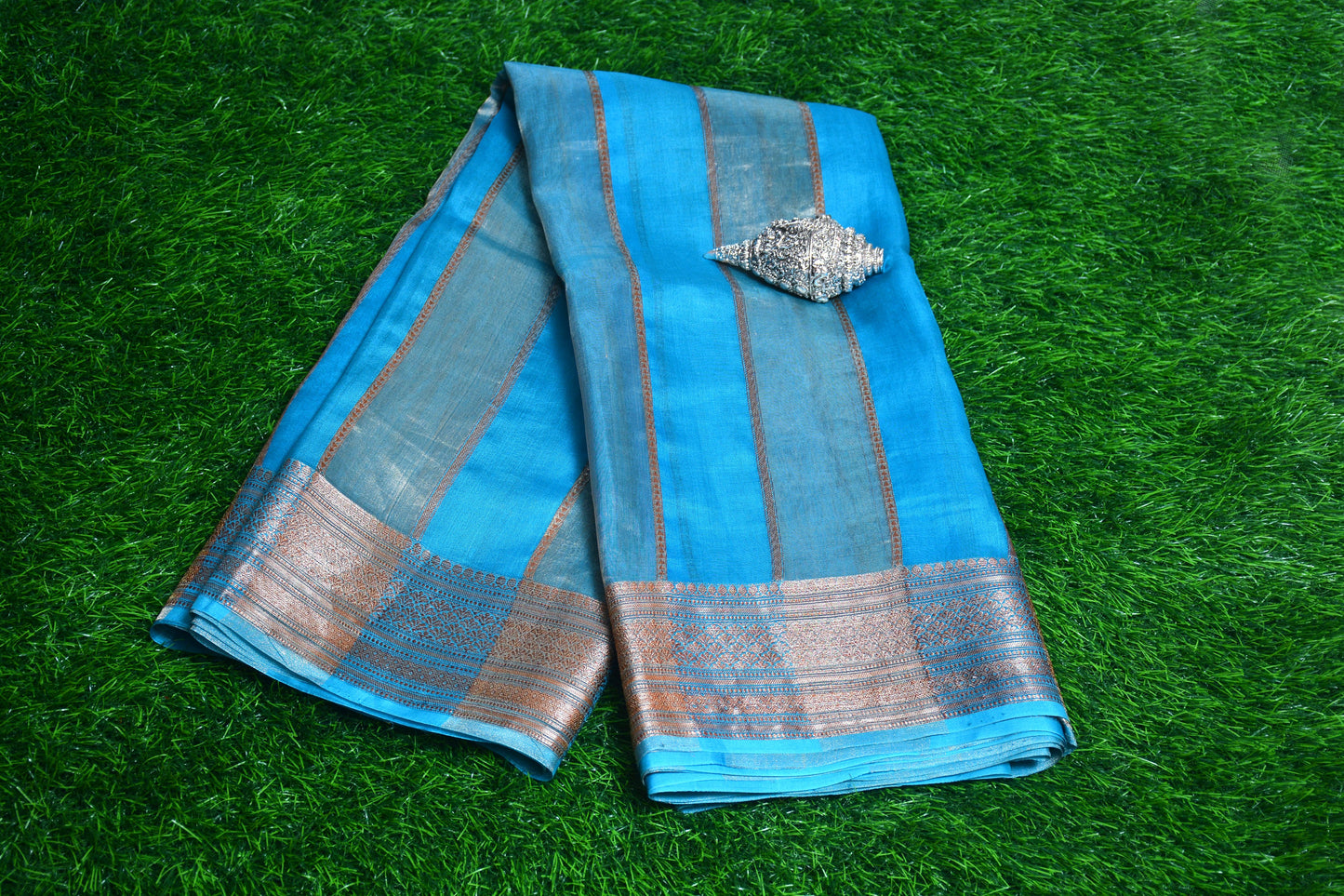 Pure Banarasi Tissue with organza