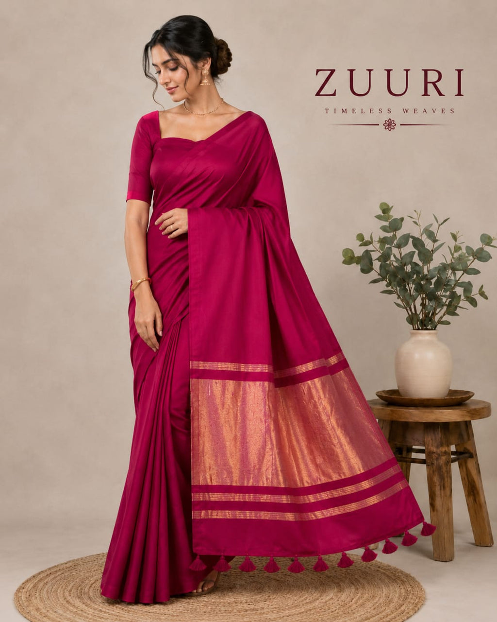Pure Modal Silk Saree