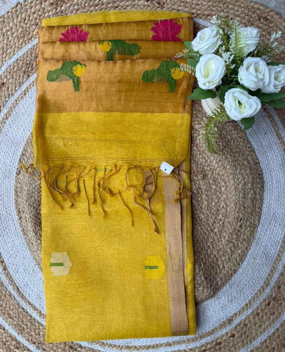 Linen Saree